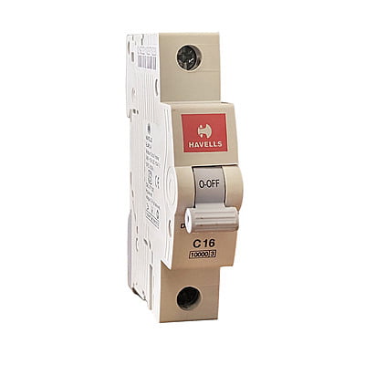 DC MCB, 16A SP C Curve (White)