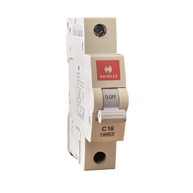 DC MCB, 16A SP C Curve (White) DC MCB, 16A SP C Curve (White)