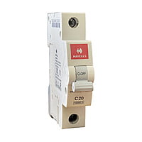 DC MCB, 20A SP C Curve (White) DC MCB, 20A SP C Curve (White)