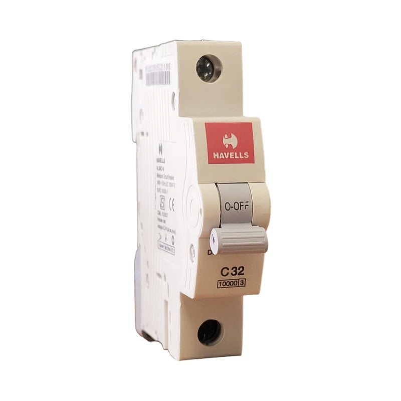DC MCB, 32A SP C Curve (White) DC MCB, 32A SP C Curve (White)