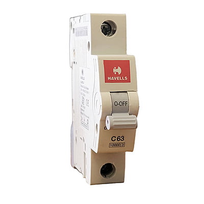 DC MCB, 63A SP C Curve (White)