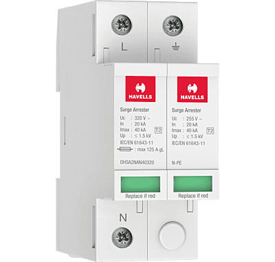 SPD - SURGE PROTECTION DEVICE AC -Single Phase.