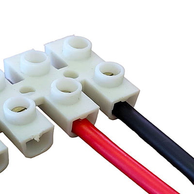 15A PVC Terminal Connector Strip  (15 Amp, Pack of 5)