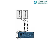 MC4 Branch 2 in 1 T2 Connector with Solar MC4 Connector (1+1 Pair)