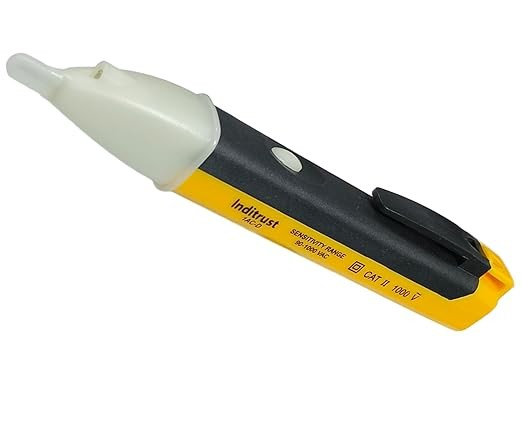 Touchless Voltage Tester Pen (90-1000V AC) Digital Electric indicator( 2nos x Battery included)